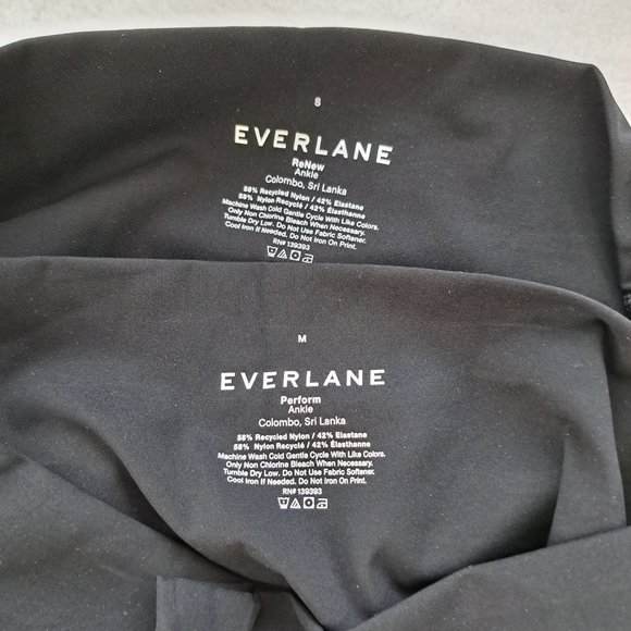 New Everlane ReNew Perform Legging Ankle Length Black Size XXS Small - Picture 4 of 5